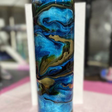Blue Glow Swirl
